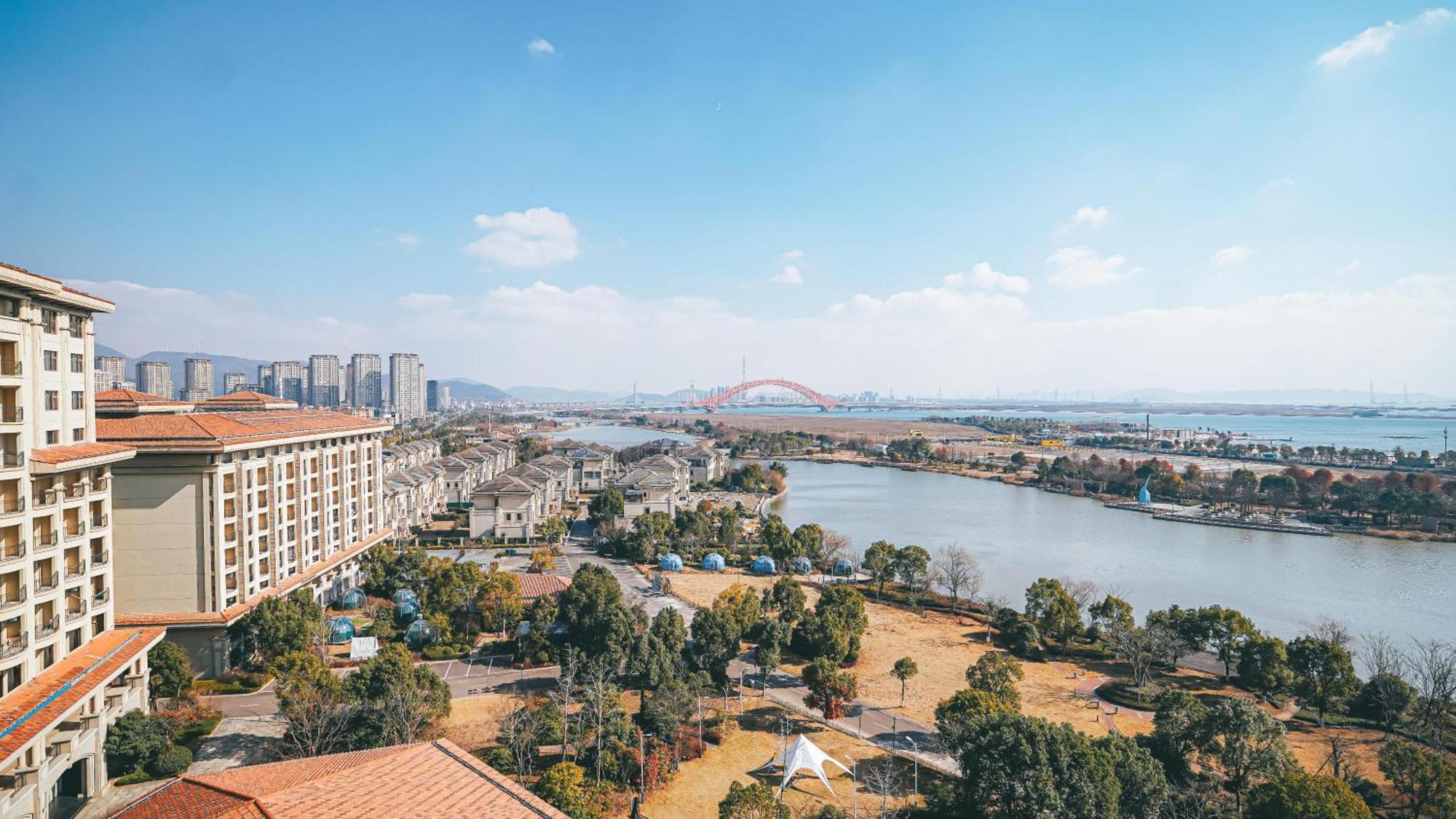 Hotel Doubletree By Hilton Ningbo - Chunxiao Exterior foto
